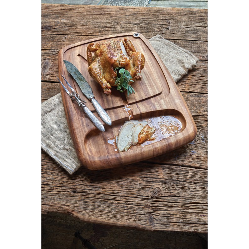 Ironwood Gourmet Kansas City Large Carving Board with Juice Channels,