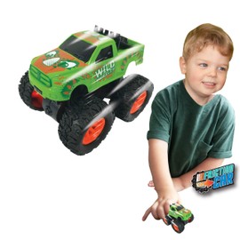Wild Wheelz - Deluxe Base Dinosaur Monster Truck Cars Friction Toy Push Together with the Dinosaur Toy Truck for Children