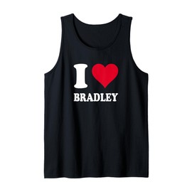 Red Heart I Love Bradley Tank Top