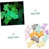 Mipcase 12Pcs Glow Dark Miniature Dog Statues Cute Puppy Ornaments
