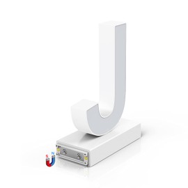 LED Letter Light- Touch-Sensitive & Dimmable Connector, Heart Symbol or Connector Power, Safe Design, Gift-Ready Packaging for Home Décor & Events (Cool Daylight J, 4.73)