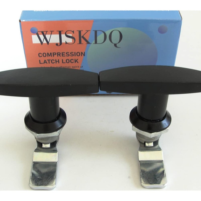 2Pcs T Handle Lock Cam Lock Swing Knob for Drawer