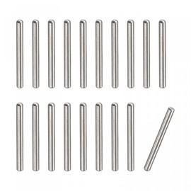 sourcing map Pack of 100 Tension Pin 304 Stainless Steel Round Flat Wood Support Shelves Attachment 1.5 x 14 mm