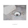 White Galvanized Steel Toilet Flange Replacement Ring 7 in.
