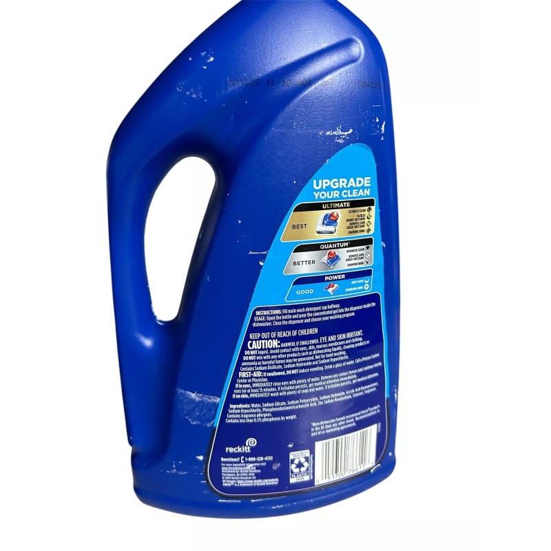Finish 2x Finish Gel and Liquid Dishwasher Detergents, Orange Scent,