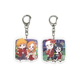 EBTY DREAMS Inc. - Set of 2 Bleac Acrylic Keychain Kurosaki Ichigo, Kuchiki Rukia, Abarai Renji, Inoue Orihime