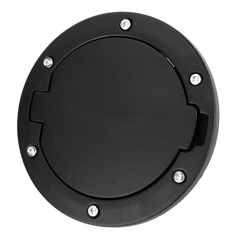 Black Fuel Tank Filler Cap Cover Fits for Jeep Wrangler