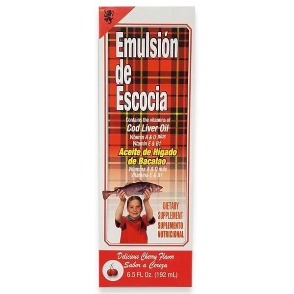 Emulsion De Escocia Cherry 6.5 Oz. Cod Liver Oil