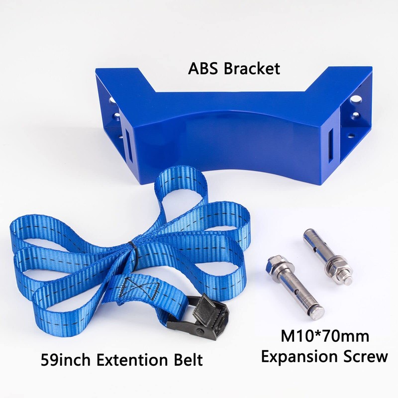 Cylinder Wall Mounted Bracket Propane Tank Holder with 59 Inch