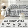 YSTELLAA Sofa Throw Blanket 2-Seater, 180 x 280 cm, Chenille
