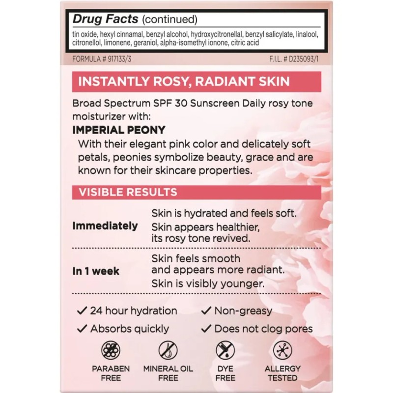 Crema Hidratante Age Perfect Rosy Tone De L'oréal Paris