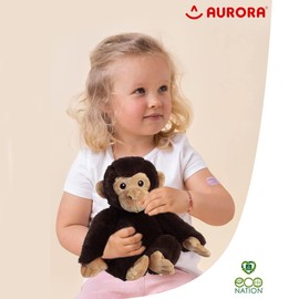 Aurora, 35032, Eco Nation Chimpanzee, 9.5In, Soft Toy, Brown