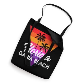 Cool Dania Beach FL Retro Themed Dania Beach Fan 60s 70s 80s Tote Bag