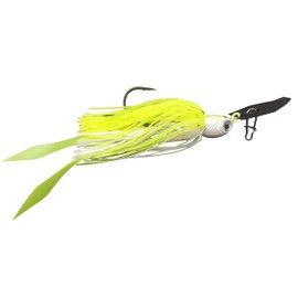 FLADEN Fishing - CONRAD 14g Energetic Bladed Chatterbait Lure - Vibrating Blade - Multiple Colour Options - Ideal for Predatory Fish (Yellow/White) [17-691402]