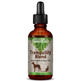 Animal Essentials Tranquility Blend for Dogs & Cats - Calming Supplement, Valerian Root, Liquid Drops, Herbal Formula - 1 Fl Oz