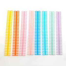 10 Pcs Plastic Binding Combs 30 Hole Click Binding Ring Mixed Colors Spiral Book Binder Binding Machine for Teacher Student Document Notebook File Making