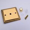 Varilight Single Matrix Dimmer Kit - Classic Georgian Brass With