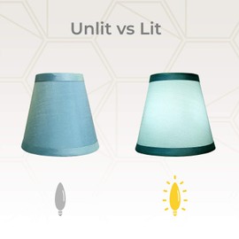 Royal Designs, Inc. Empire Chandelier Shade CS-1006-5BLU, Blue, 3 x 5 x 4.5