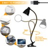 BOHON Desk Lamp 5 Color Modes 10 Brightness Dimmer Reading
