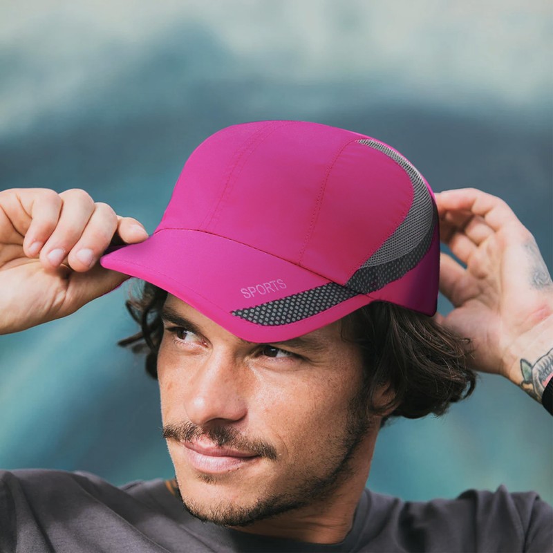 DENISH Gorra Deportiva Sport Impermeable. Cachucha con Broche Ajustable para