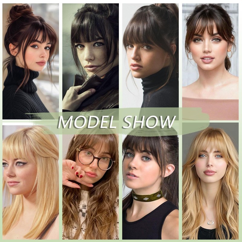 Clip on Bangs for Women Fake Bangs Clip in Bangs