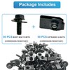 CSMATEYEAH 100 Pcs M6-1.0 Body Bolts & U Nuts Kits,