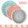 Sakolla 3 Pack Flower Shape Silicone Cake Molds, Large Round