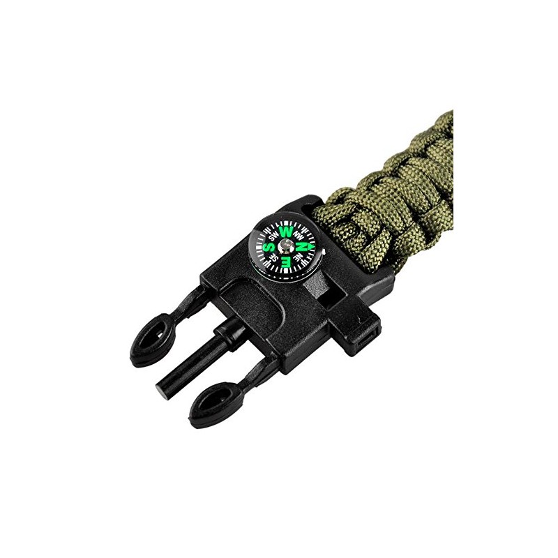 Coronel TX Pulsera de Supervivencia 5 en 1 de Paracord