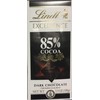 Lindt Excellence 85% Cocoa Dark Chocolate 4-3.5oz bars