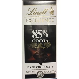 Lindt Excellence 85% Cocoa Dark Chocolate 4-3.5oz bars