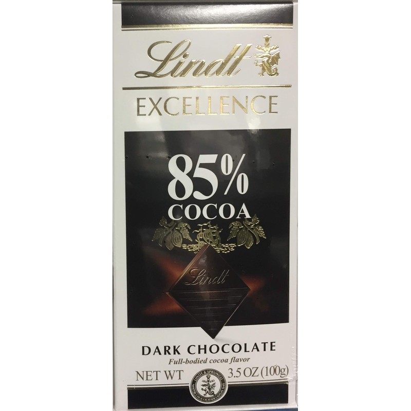 Lindt Excellence 85% Cocoa Dark Chocolate 4-3.5oz bars