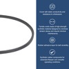 sourcing map 3L370 Classic Wrapped Rubber V-Belt, 37"(940mm) Outside Circumference,