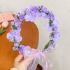 Flower Crown Headband Wreath Garland Hair Bands Floral Wedding Bridal