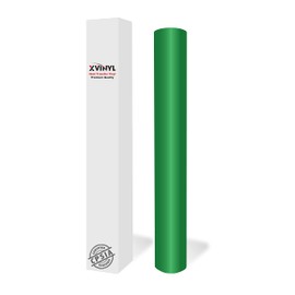 XVinyl Heat Transfer Vinyl Iron On HTV - Free Decal (Light Green, 12" x 5ft)