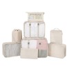 Belsmi 8 Set Packing Cubes with Shoe Bag - Compression