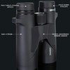 BARSKA AB12772 Level HD Waterproof Binoculars 10x42, Black