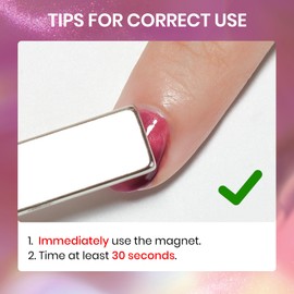 SUPWEE Cat Eye Nail Polish Non Gel with Magnet Quick Dry Cateye Magnetic Nail Polish for Fingernail Air Drying Fast Lacquer Manicure Gift For Women Girls 16ml, 0.54fl oz