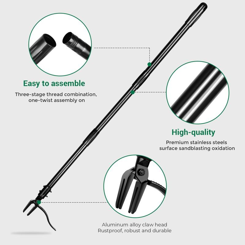 Stand Up Weeder Puller Tool with Long Handle - Heavy