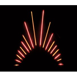 CUSTOM DYNAMICS TruFLEX LED Strip Red/Red TF45RR for Motorcycle Lighting