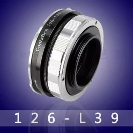 L39 YEENON 126-L39 Adapter - Zeiss Ikon Contaflex 126 Lens to Leica L39 LTM Cameras
