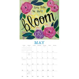 A Year of Hope and Inspiration 2025 Mini Calendar — By Deborah Mori, 7" x 7"