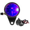 Motorcycle Instrument Digital Display Tachometer Speedometer Odometer Black