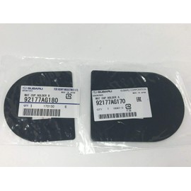 Subaru 2008 to 2021 WRX STi 2015 2016 Crosstrek Cup Holder Mat Set 92177AG170 92177AG180 Genuine OEM