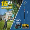 Jovant Cordless Pole Saw with 2 Max 20V*4Ah Batteries,8inch Chainsaw