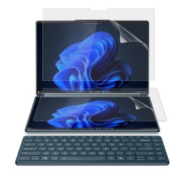 KEANBOLL 4 Pack Matte-Anti Glare Screen Protector for New 2025 Lenovo Yoga Book 9i (14IAH10) Laptop Touch Display 14 Inch-(2 Sets - Primary and Secondary Screens)