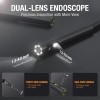 TESLONG Triple/Dual Lens Borescope Inspection Camera 1080P Industrial Endoscope -