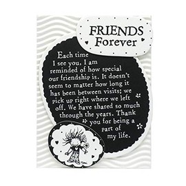 Blue Mountain Arts Friend Magnet with Easel Back—Birthday, Holiday, or Thinking of You Gift by Marci and the Children of the Inner Light, 4.9 x 3.6 Inches (Friends Forever)
