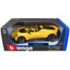 Bburago 1/18 Bburago Bugatti Mistral Diecast Model Car Yellow 18-11051