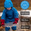 JAN & JUL Waterproof Mittens for Toddler Kids Insulated Stay-On