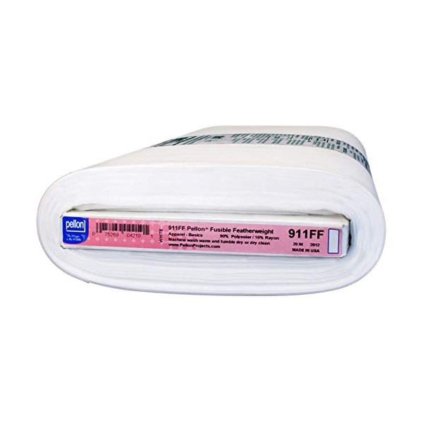 Pellon 911FF Fusible Featherweight Interfacing 20" x 10 yards Bolt